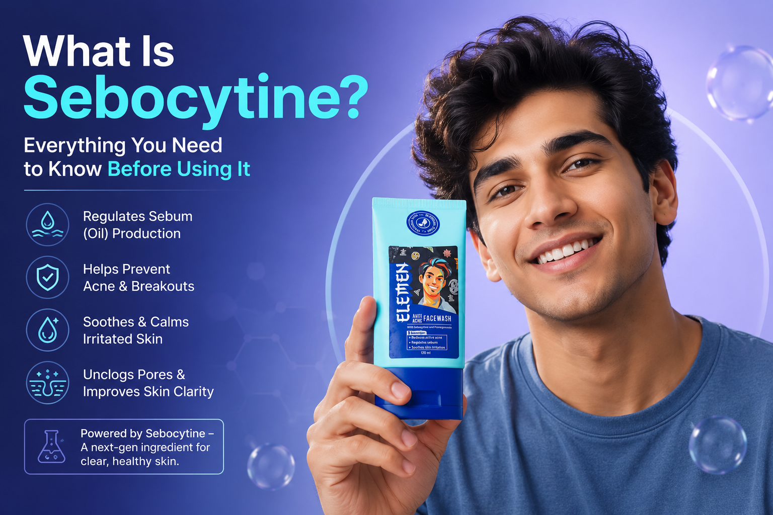 Sebocytine for boys & men