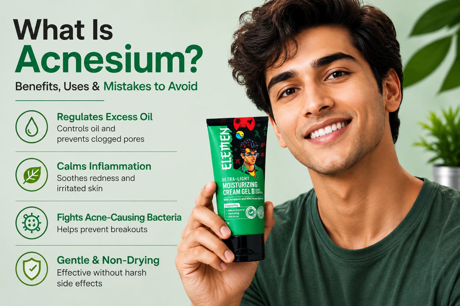Gel Moisturizer for boys & men