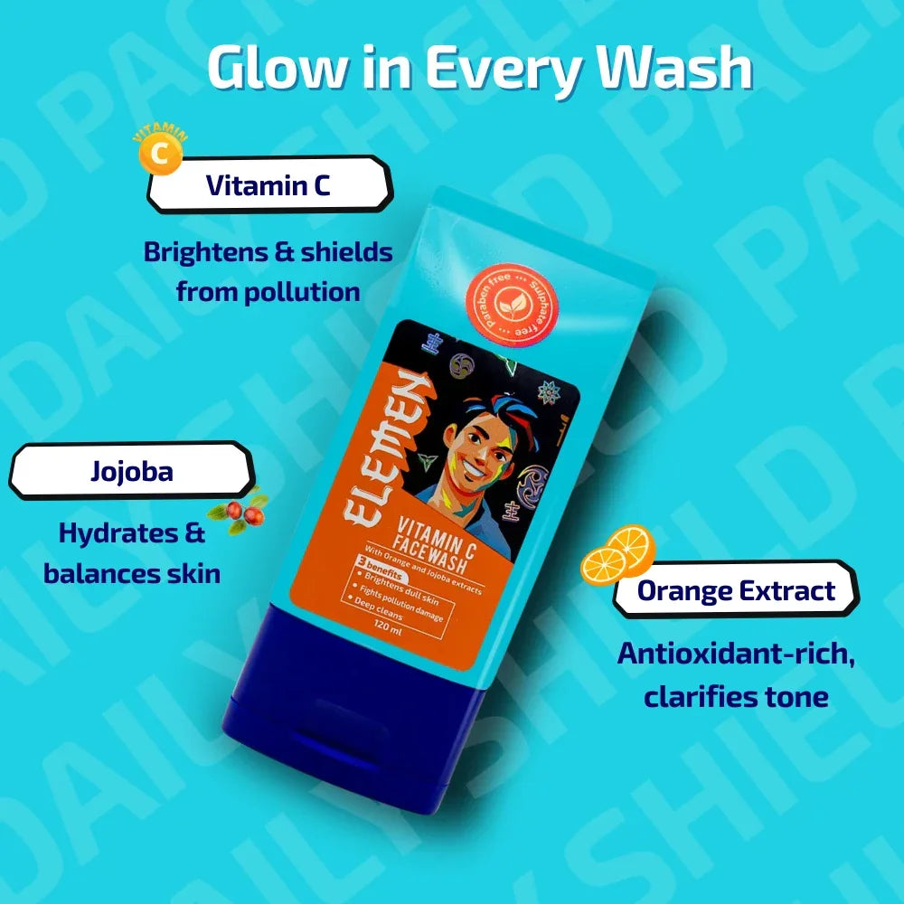 Elemen Vitamin C Facewsh- Glow in Every Wash