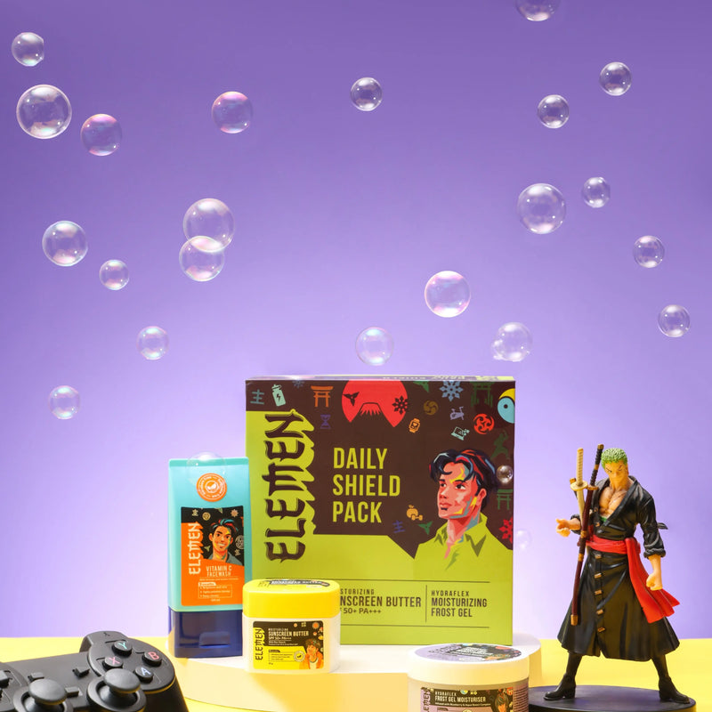 Daily Shield Pack - Facewash, Sunscreen & Moisturizer Combo