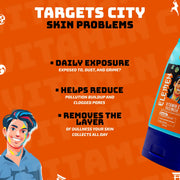 Face wash for boys - Vitamin C Facewash (120ml) with Jojoba and Orange extracts