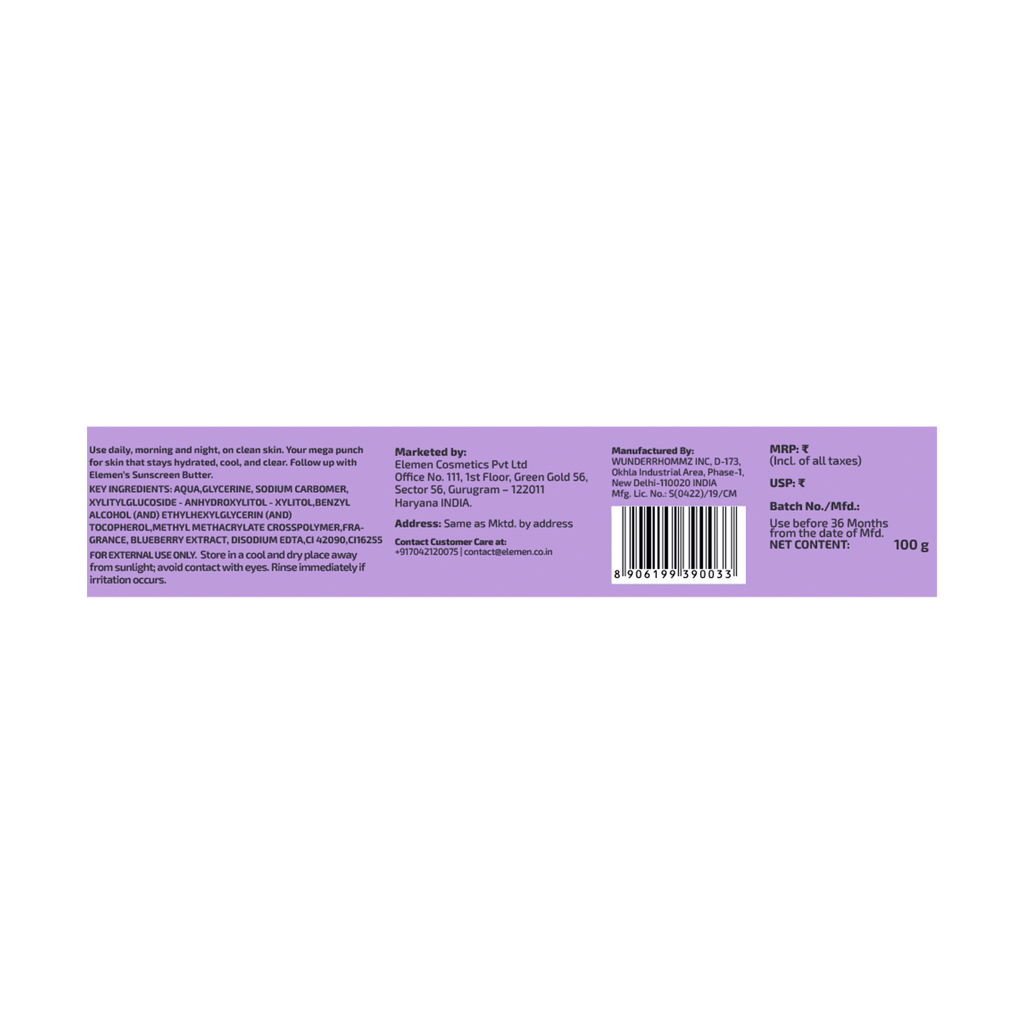 Hydraflex Frost Gel Moisturiser (100g)