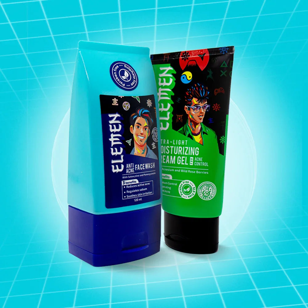 Anti - Acne Power Up Combo (Face Cleanser + Cream for Acne Control)