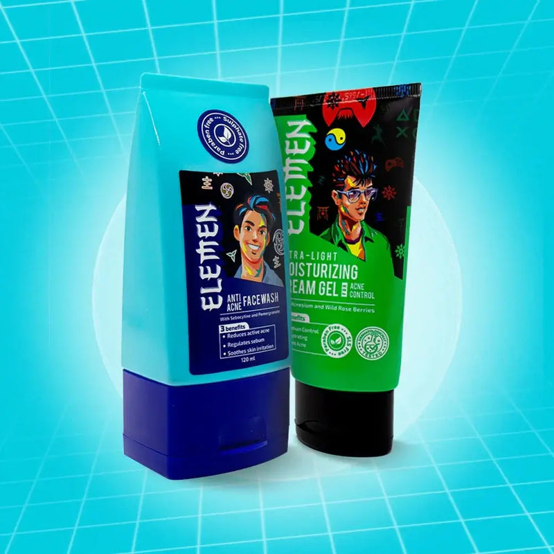 Anti-Acne Power Up Combo – Face Wash + Cream for Clear Skin