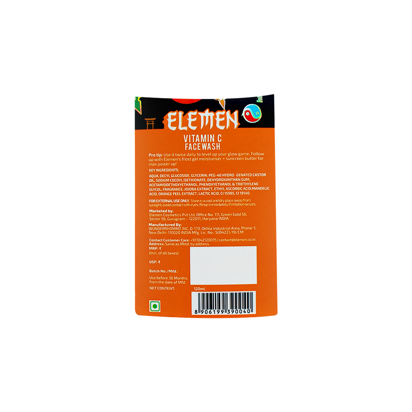 Vitamin C Facewash (120ml)