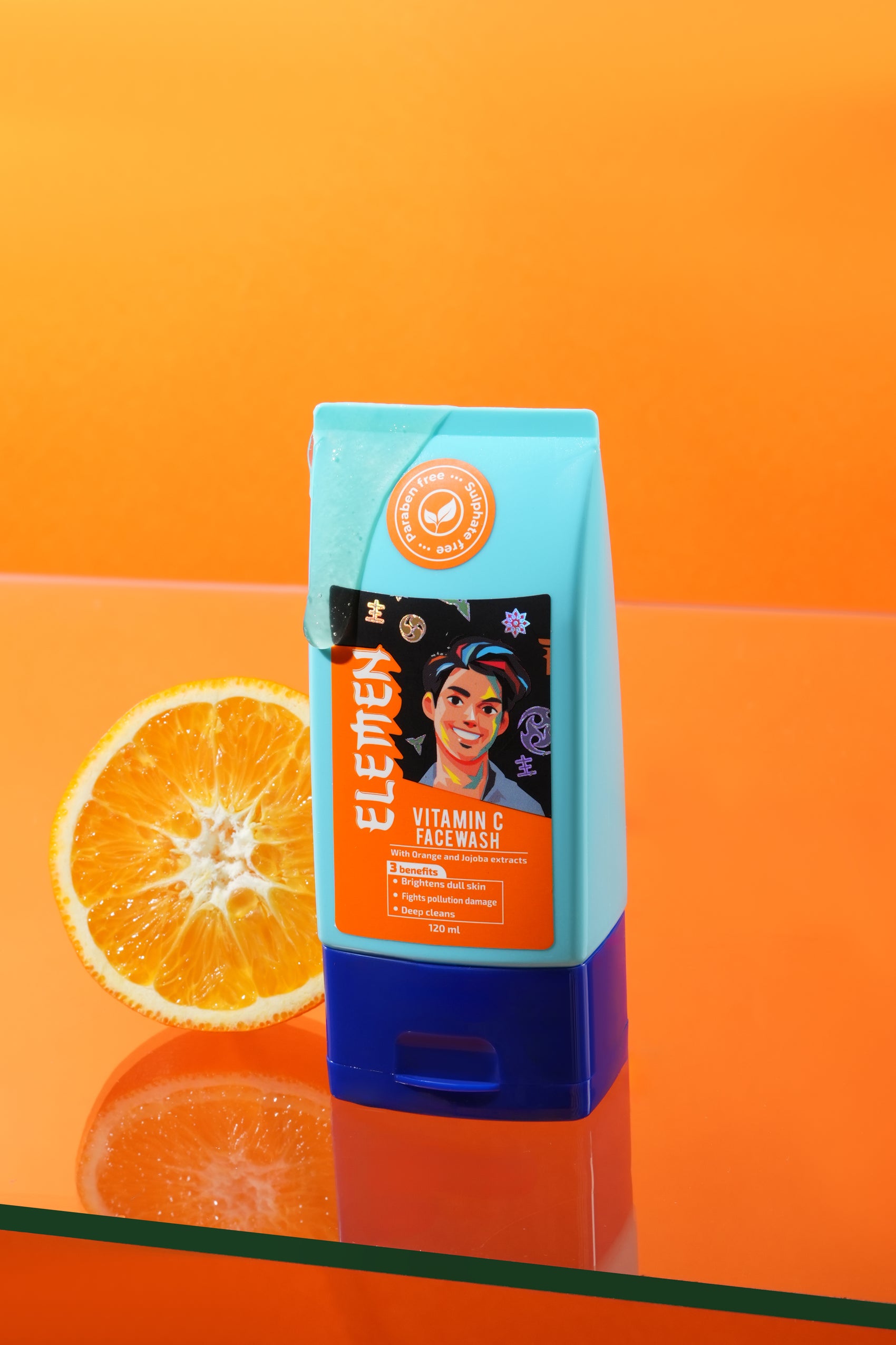 Vitamin C Facewash (120ml) with Jojoba and Orange extracts