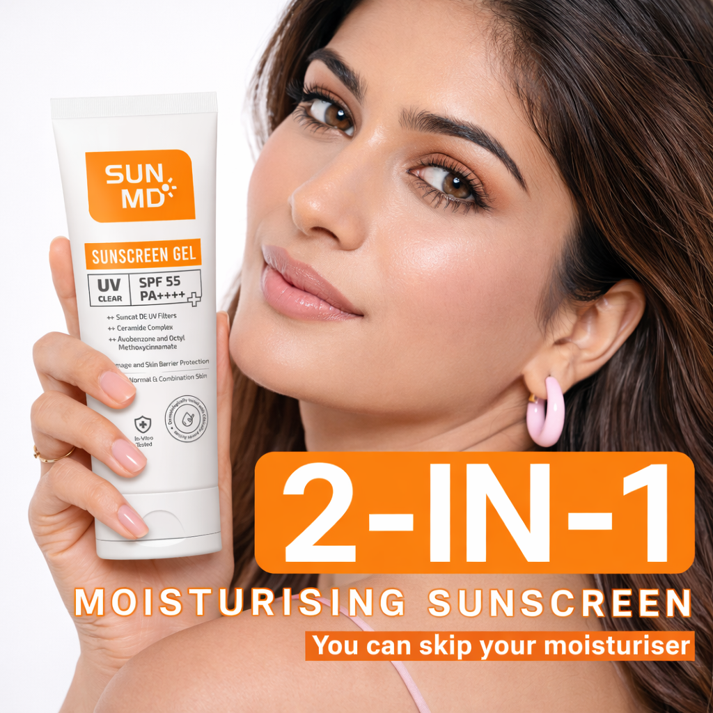 SunMD Sunscreen Gel SPF 55 PA++++| With Ceramides.
