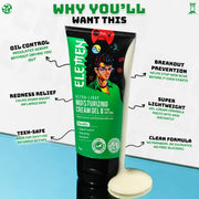 Ultra- light moisturizing cream gel for boys & men
