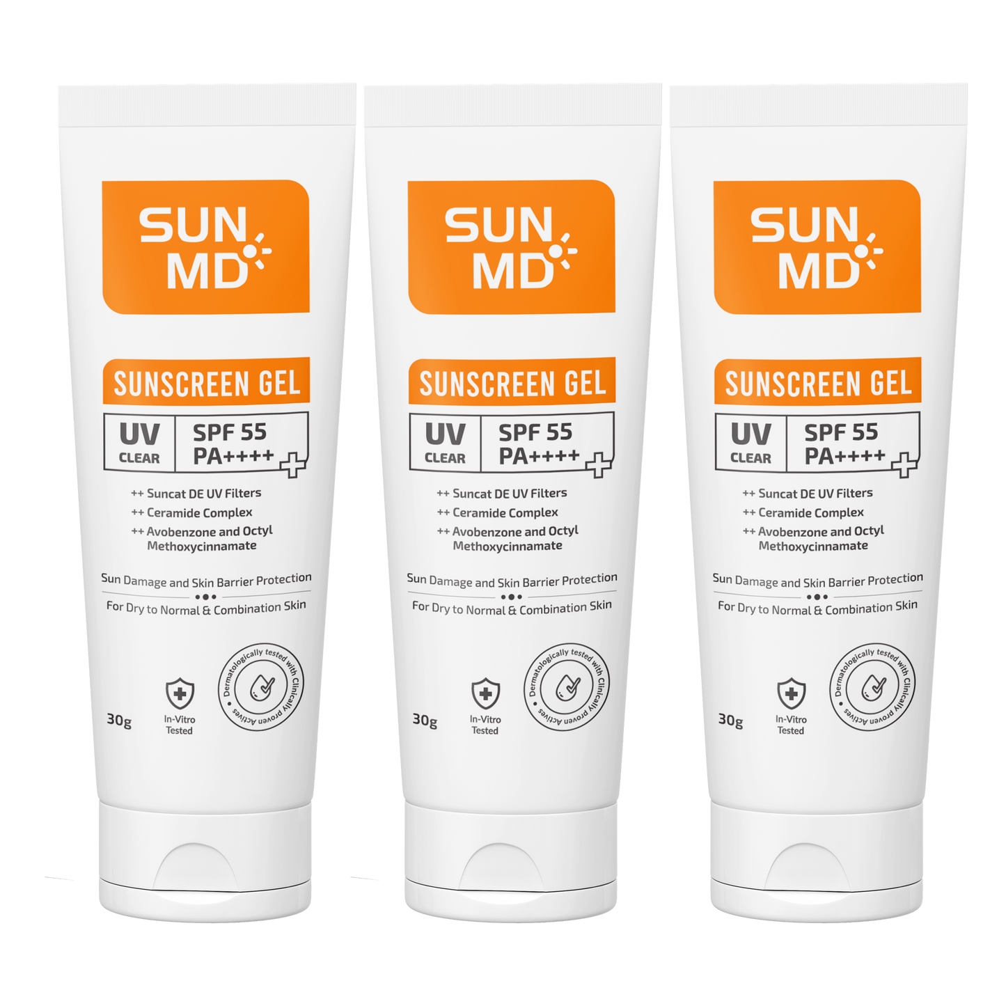 SunMD Sunscreen Gel SPF 55 PA++++| With Ceramides.
