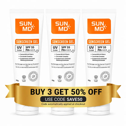 SunMD Sunscreen Gel SPF 55 PA++++| With Ceramides.