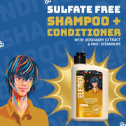 Elemen Best Shampoo For boys & men Hair Loss – Sulphate Free Shampoo + Conditioner with Rosemary